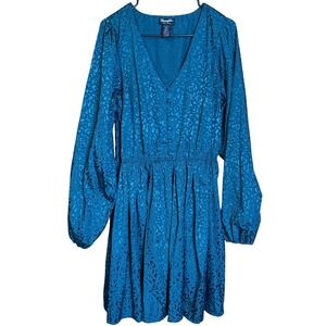 Wrangler Blue Long Sleeve Dress